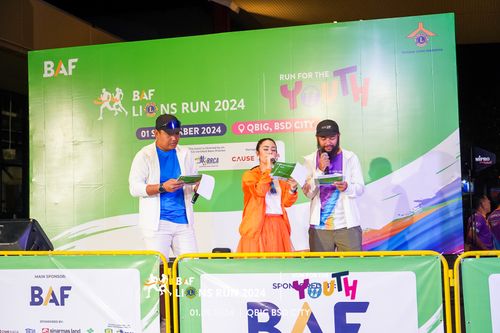 Race photo from BAF LIONS RUN 2024