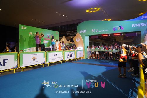 Race photo from BAF LIONS RUN 2024