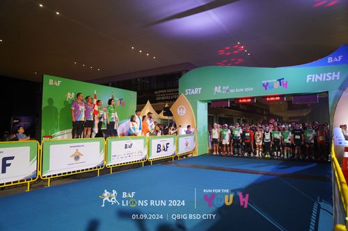 Race photo from BAF LIONS RUN 2024