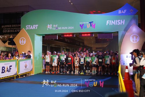 Race photo from BAF LIONS RUN 2024