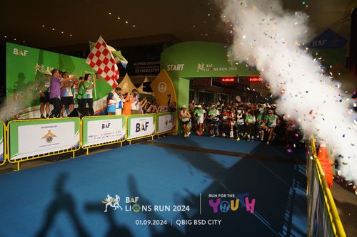 Race photo from BAF LIONS RUN 2024