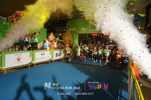 Race photo from BAF LIONS RUN 2024