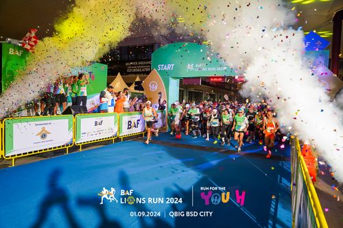 Race photo from BAF LIONS RUN 2024