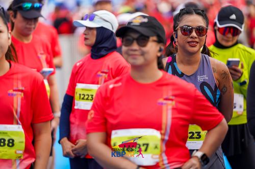 Race photo from CISANGKAN KBP CITY RUN 2025