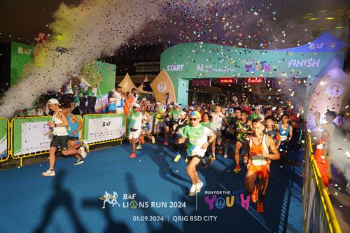 Race photo from BAF LIONS RUN 2024