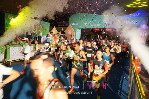 Race photo from BAF LIONS RUN 2024