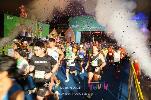 Race photo from BAF LIONS RUN 2024