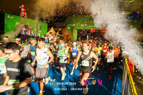 Race photo from BAF LIONS RUN 2024