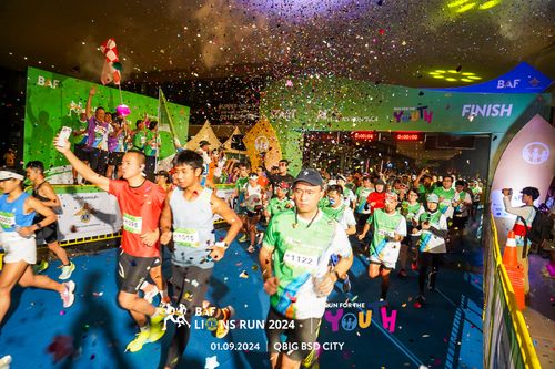 Race photo from BAF LIONS RUN 2024