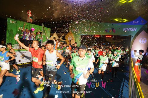 Race photo from BAF LIONS RUN 2024