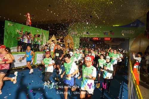 Race photo from BAF LIONS RUN 2024