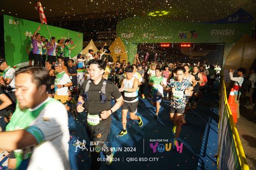 Race photo from BAF LIONS RUN 2024