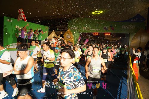 Race photo from BAF LIONS RUN 2024