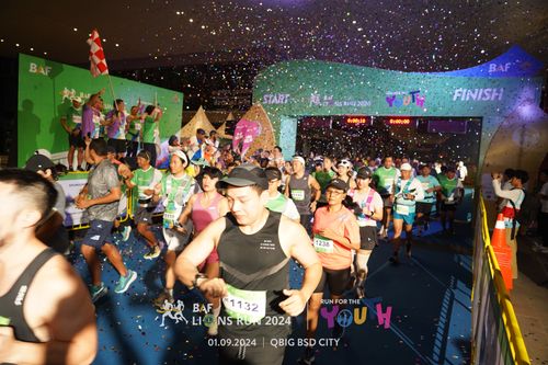 Race photo from BAF LIONS RUN 2024