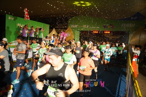Race photo from BAF LIONS RUN 2024