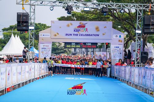 Race photo from CISANGKAN KBP CITY RUN 2025