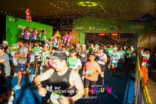 Race photo from BAF LIONS RUN 2024