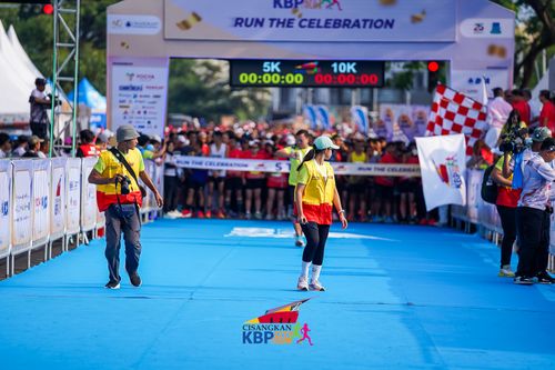 Race photo from CISANGKAN KBP CITY RUN 2025