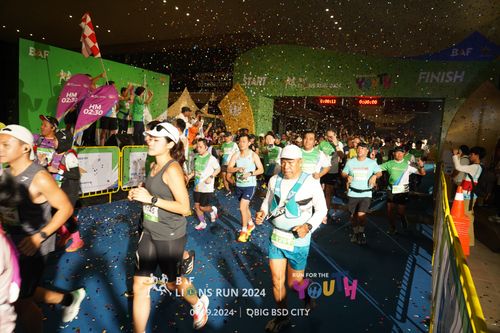 Race photo from BAF LIONS RUN 2024