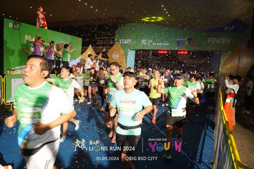 Race photo from BAF LIONS RUN 2024