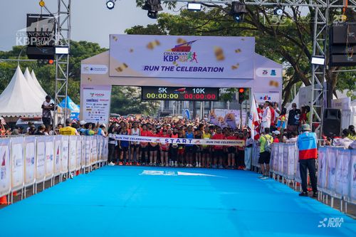 Race photo from CISANGKAN KBP CITY RUN 2025