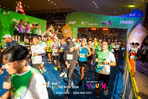 Race photo from BAF LIONS RUN 2024