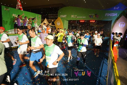 Race photo from BAF LIONS RUN 2024