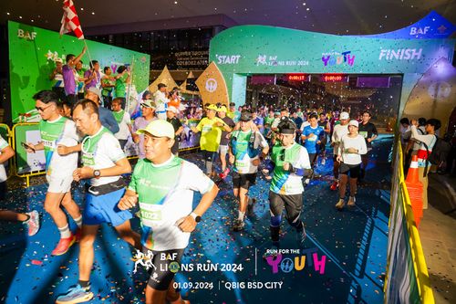 Race photo from BAF LIONS RUN 2024
