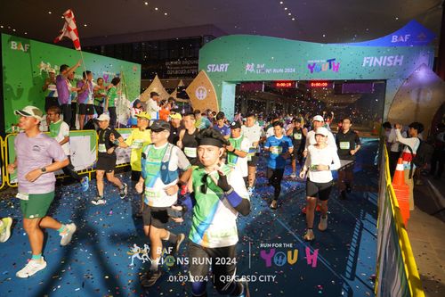 Race photo from BAF LIONS RUN 2024