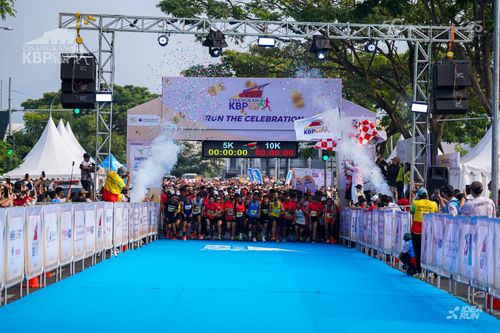 Race photo from CISANGKAN KBP CITY RUN 2025