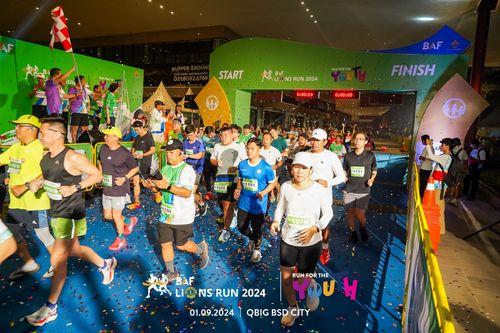 Race photo from BAF LIONS RUN 2024