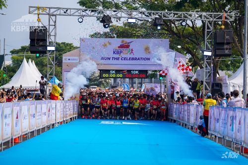 Race photo from CISANGKAN KBP CITY RUN 2025
