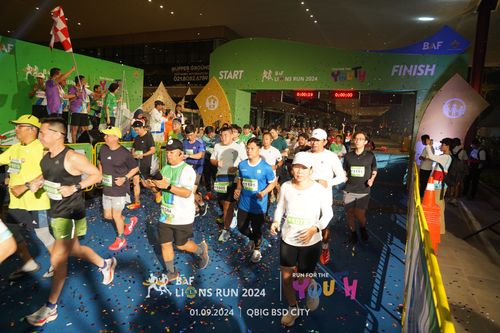 Race photo from BAF LIONS RUN 2024