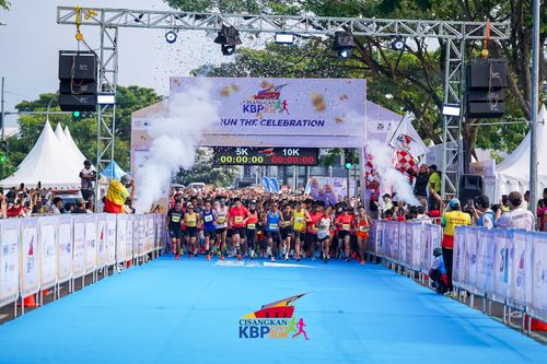 Race photo from CISANGKAN KBP CITY RUN 2025