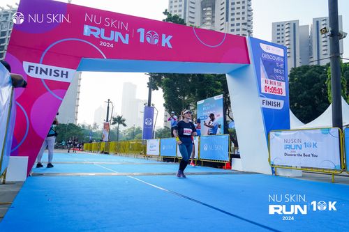 Race photo from Nu Skin Run 10K