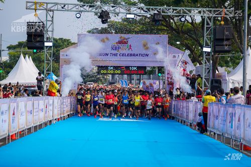 Race photo from CISANGKAN KBP CITY RUN 2025