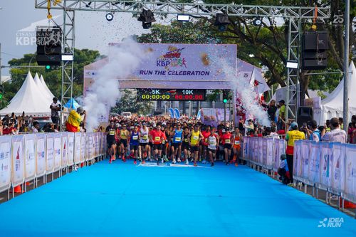 Race photo from CISANGKAN KBP CITY RUN 2025