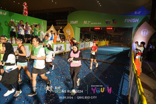 Race photo from BAF LIONS RUN 2024
