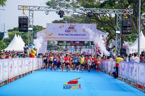 Race photo from CISANGKAN KBP CITY RUN 2025