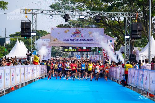 Race photo from CISANGKAN KBP CITY RUN 2025