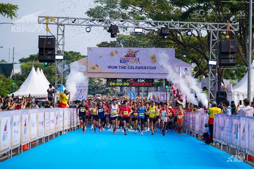 Race photo from CISANGKAN KBP CITY RUN 2025
