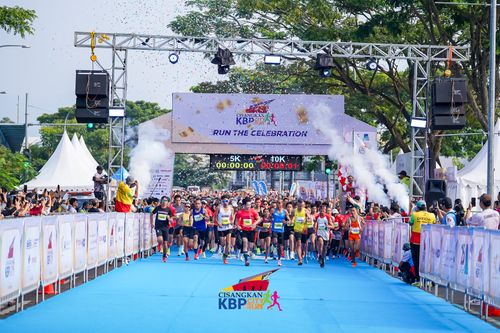 Race photo from CISANGKAN KBP CITY RUN 2025