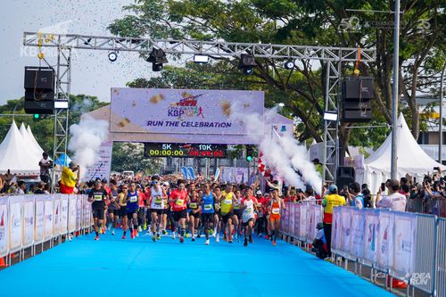 Race photo from CISANGKAN KBP CITY RUN 2025