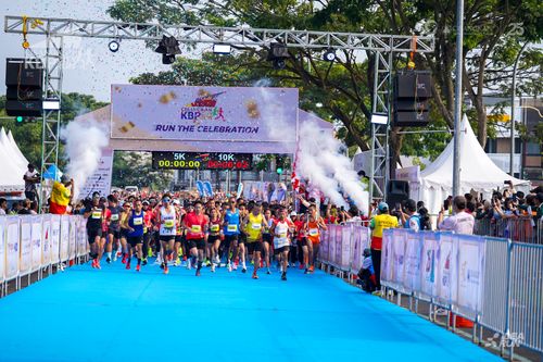 Race photo from CISANGKAN KBP CITY RUN 2025