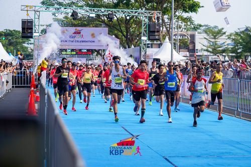 Race photo from CISANGKAN KBP CITY RUN 2025