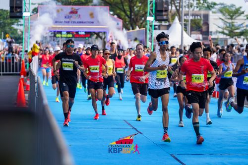 Race photo from CISANGKAN KBP CITY RUN 2025