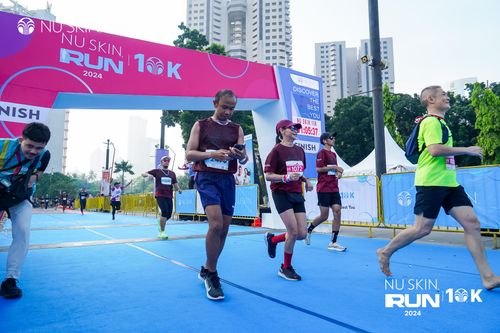 Race photo from Nu Skin Run 10K