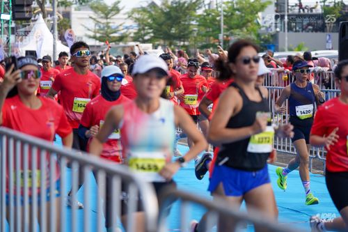 Race photo from CISANGKAN KBP CITY RUN 2025