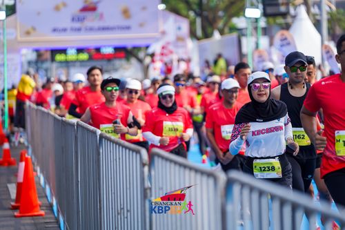 Race photo from CISANGKAN KBP CITY RUN 2025