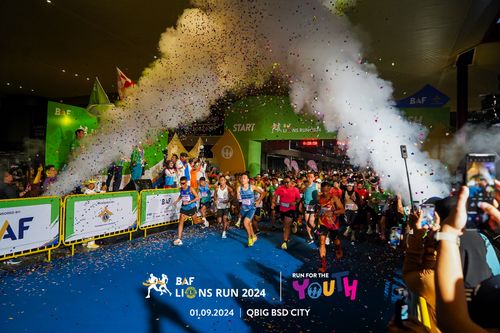 Race photo from BAF LIONS RUN 2024